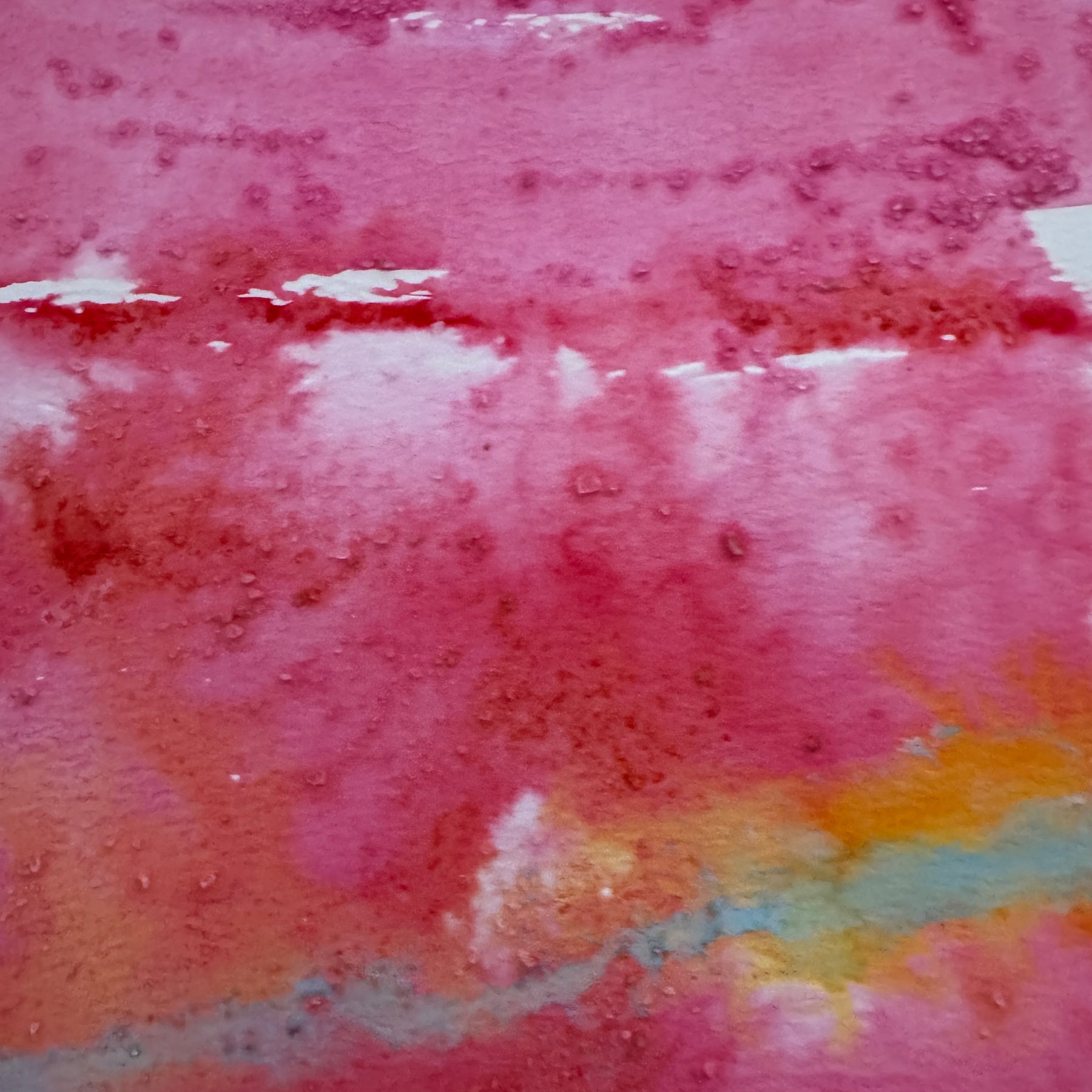 Original Abstract Watercolour - Summer Held On