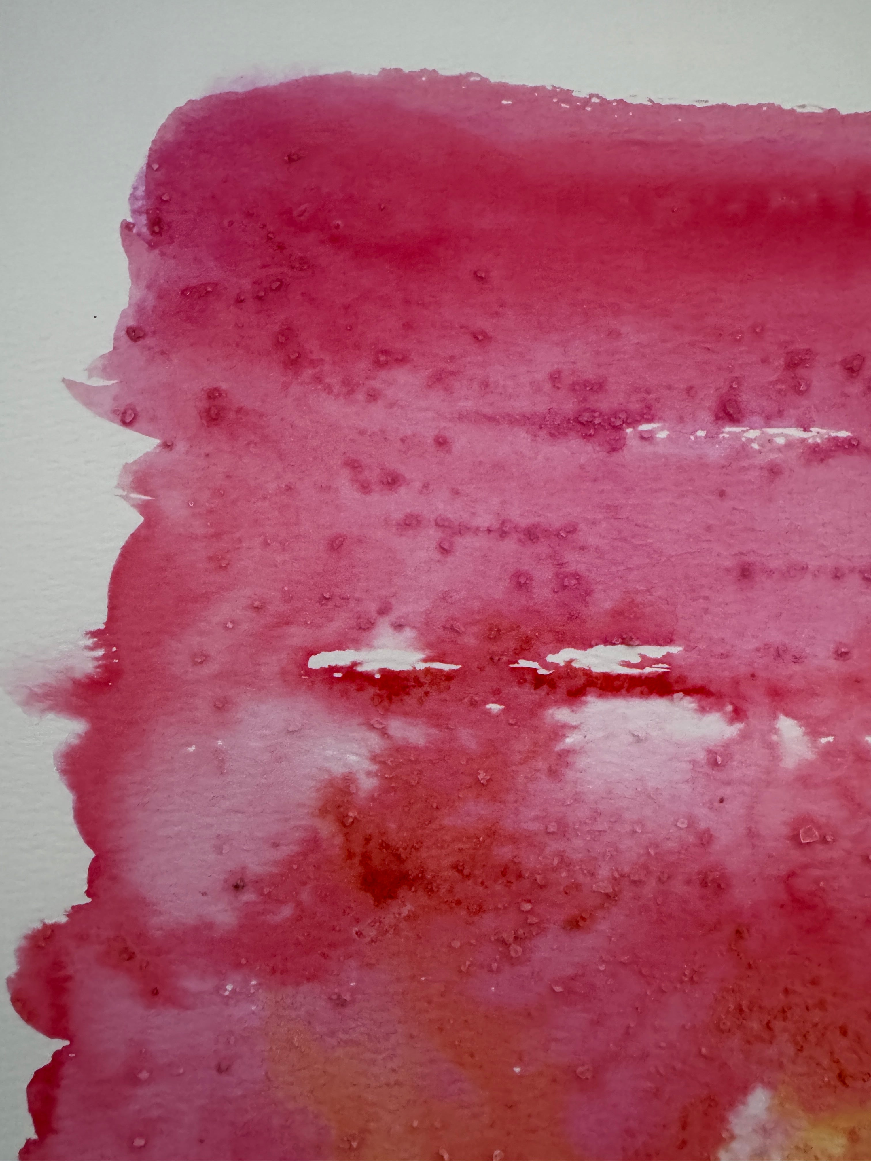 Original Abstract Watercolour - Summer Held On