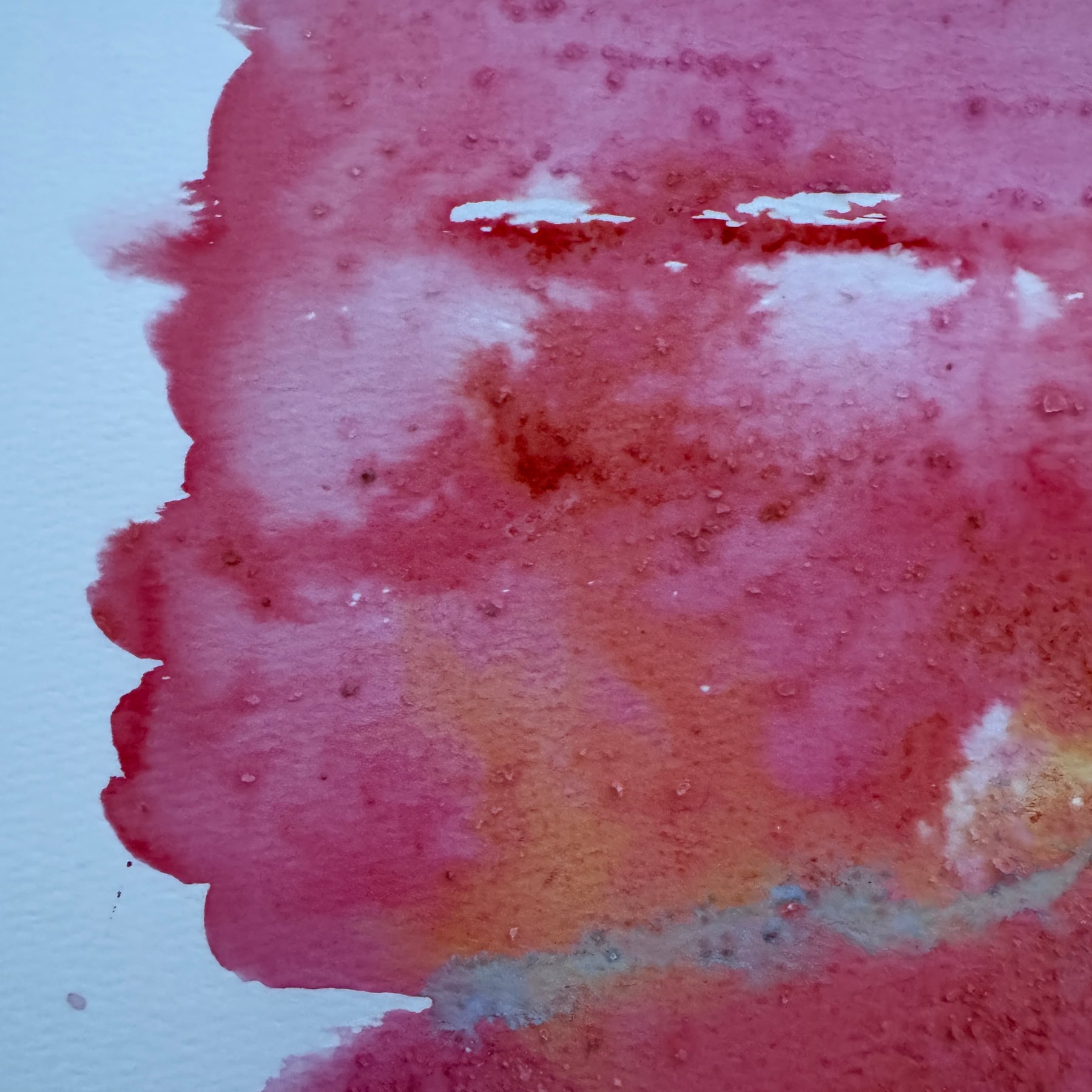Original Abstract Watercolour - Summer Held On