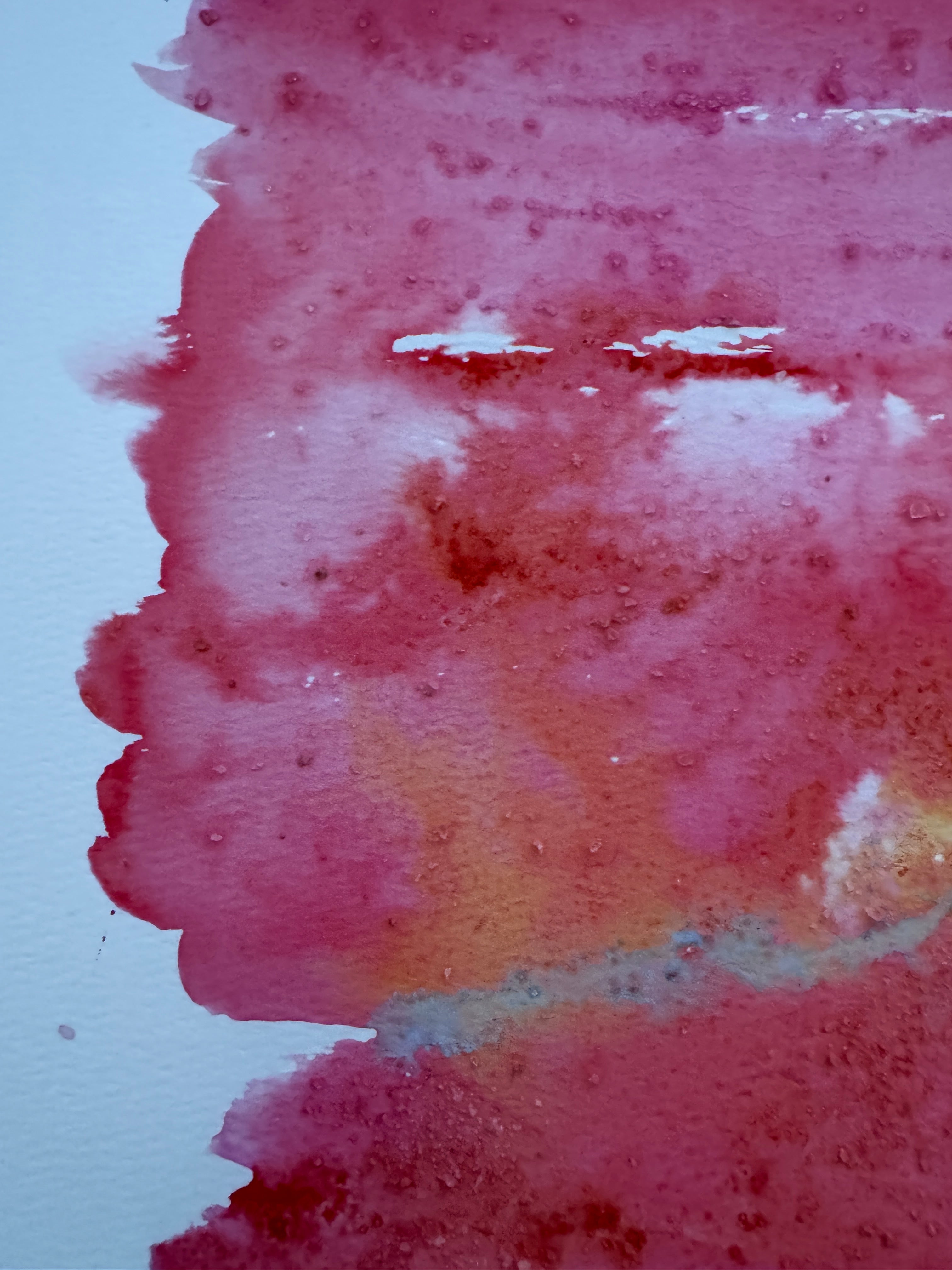 Original Abstract Watercolour - Summer Held On