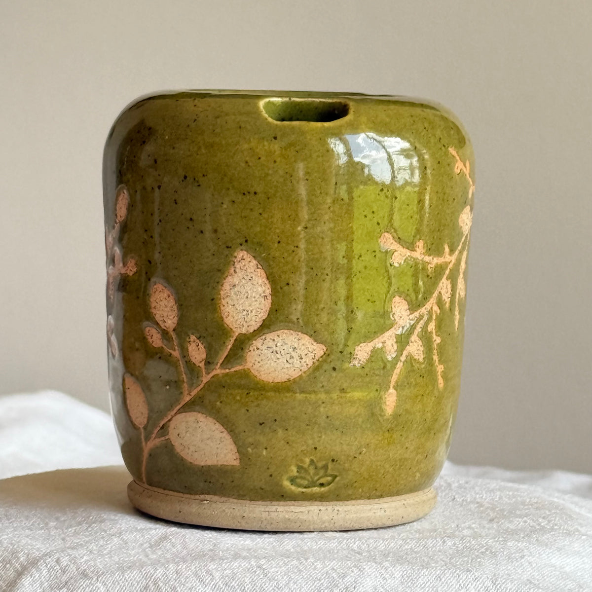 Botanica To Go Cup + Glass Straw & Cleaner - Wheel Thrown Pottery
