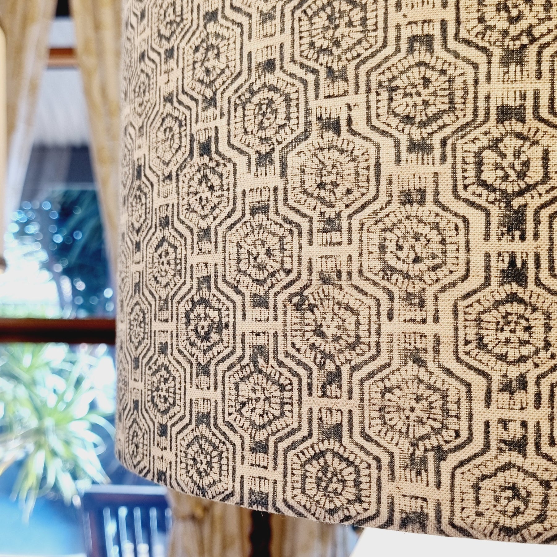 35cm Drum Lampshade in Walter G - Kiwano fabric
