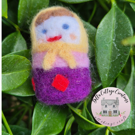 Needle Felted Babushka Doll