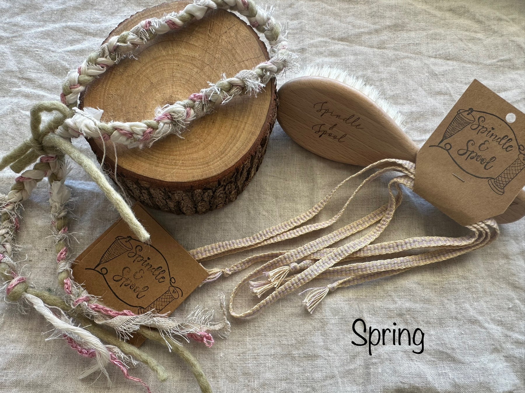 Plaited Headbands & Handwoven Ribbon Combos - Variety of Styles