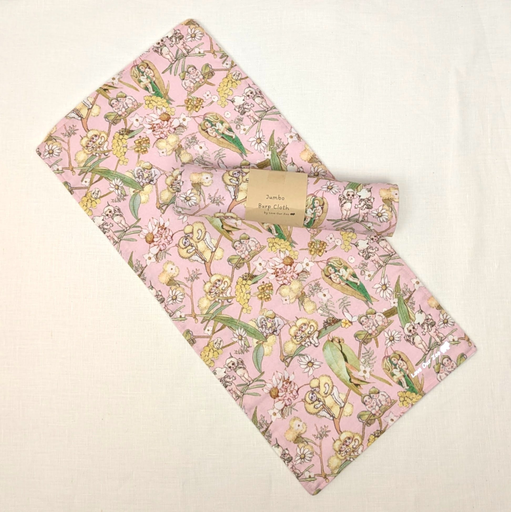 Handmade Jumbo Burp Cloths | Extra Absorbency Layer | Baby Gifts