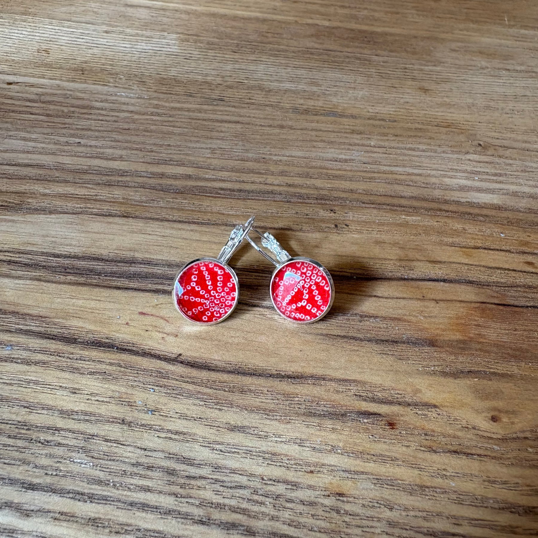 Japanese paper Resin earrings