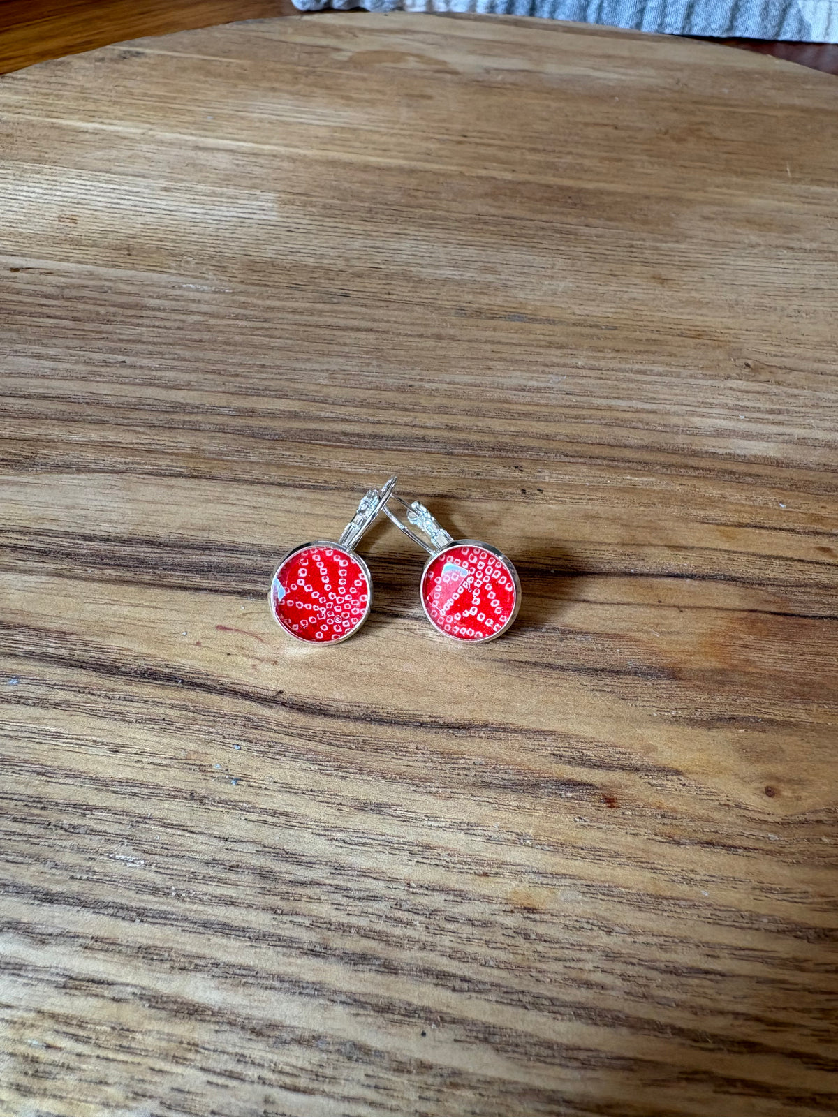 Japanese paper Resin earrings