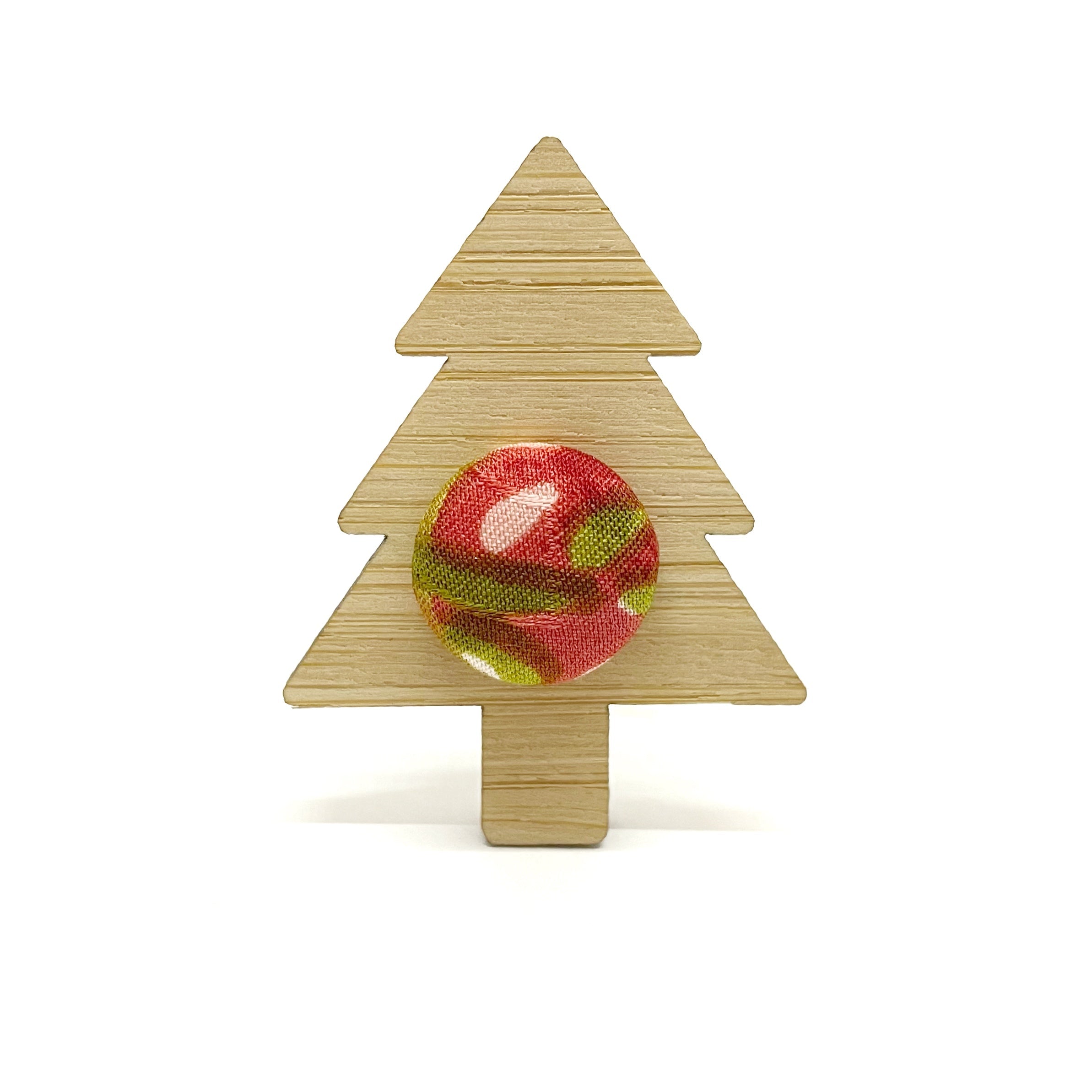 Kimono Christmas Tree Brooch with Gift Tin