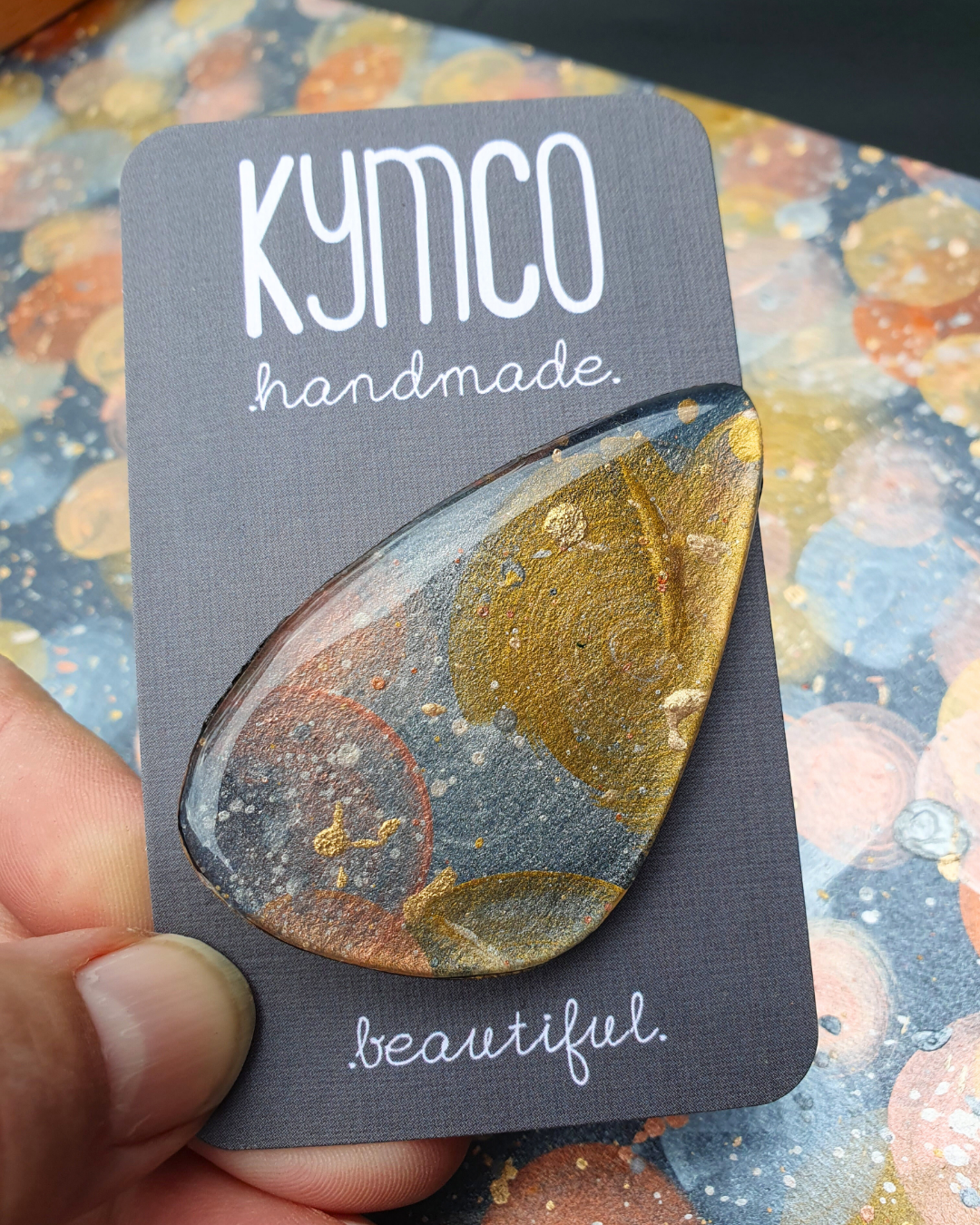 The Desert Dreaming Collection | Resin art jewellery | Medium dangle and stud earrings | Brooch | Pendants