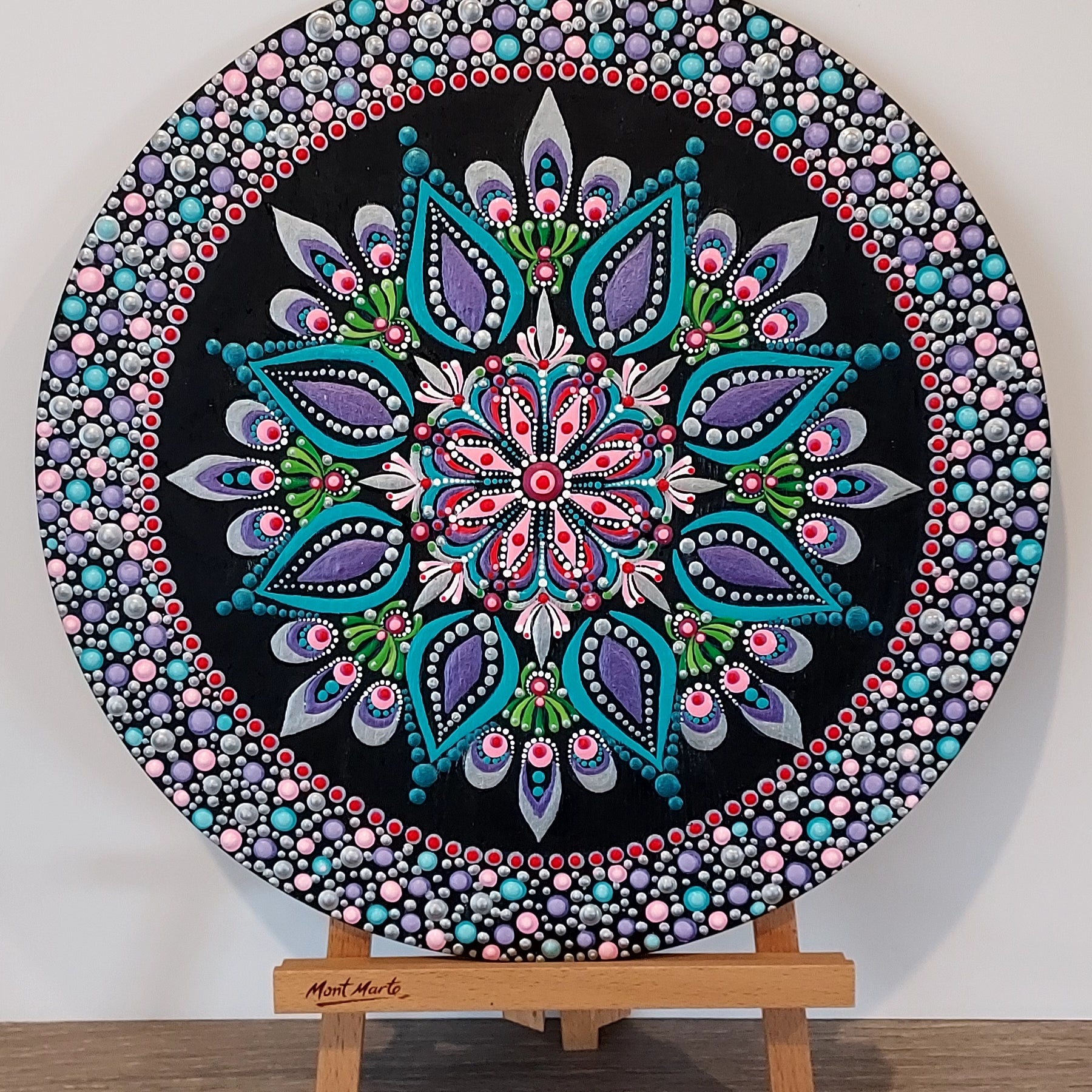 Original Dot Art Design called "Botanical Fantasy "