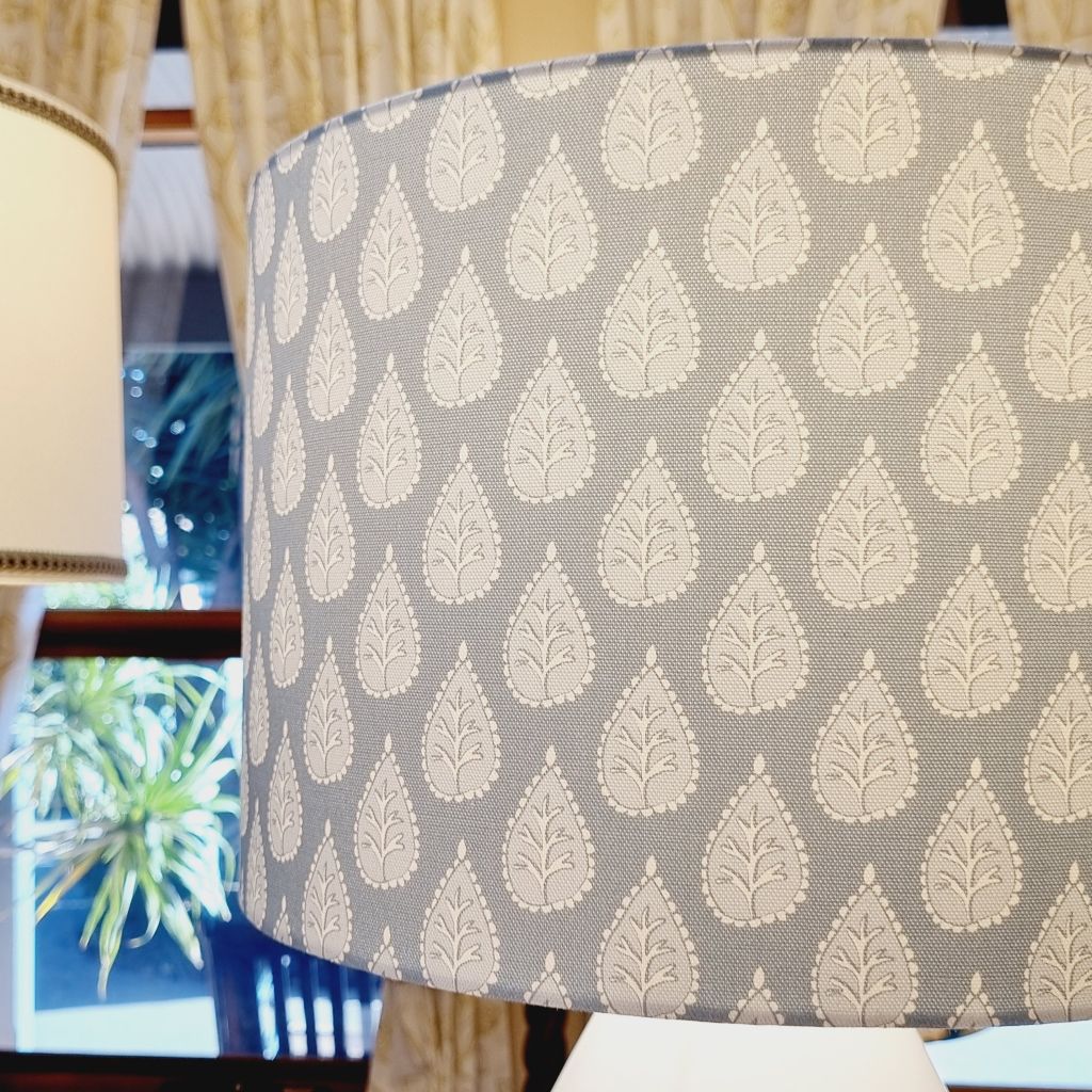 38cm Drum Lampshade in Sarah Drayton - Alice fabric