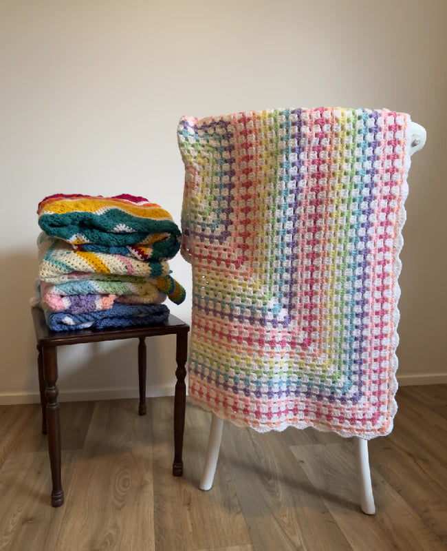 Crochet | Blanket / Throw | Various Colourful Styles