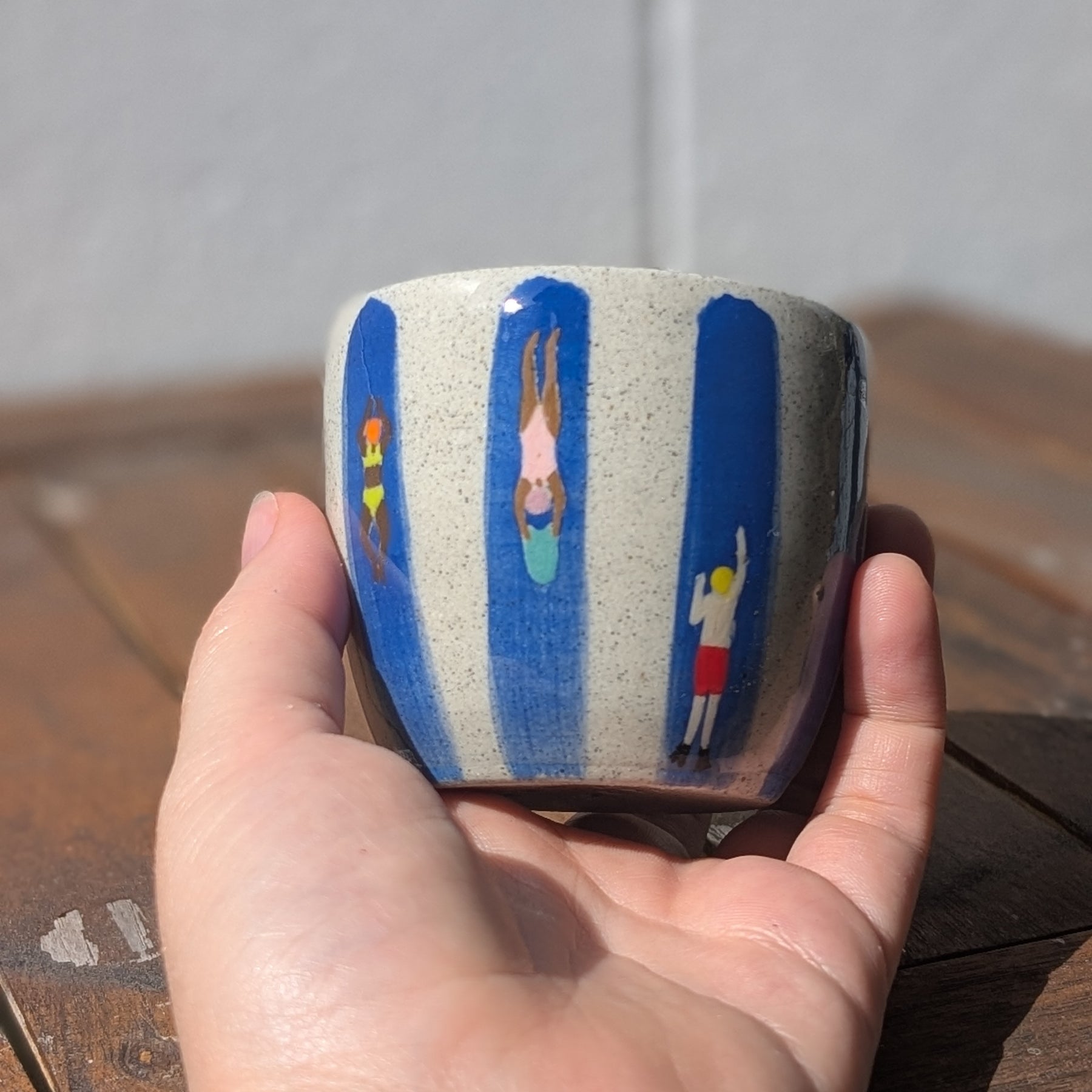 Swimming Lanes 5oz cups