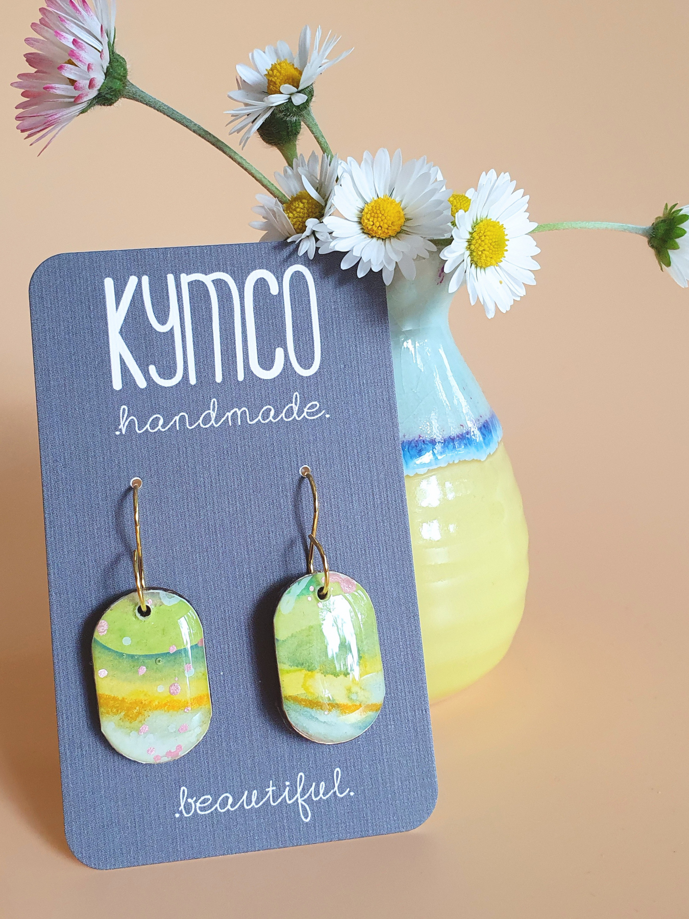The Tutti Frutti Collection | Resin art jewellery | Medium and large dangle earrings