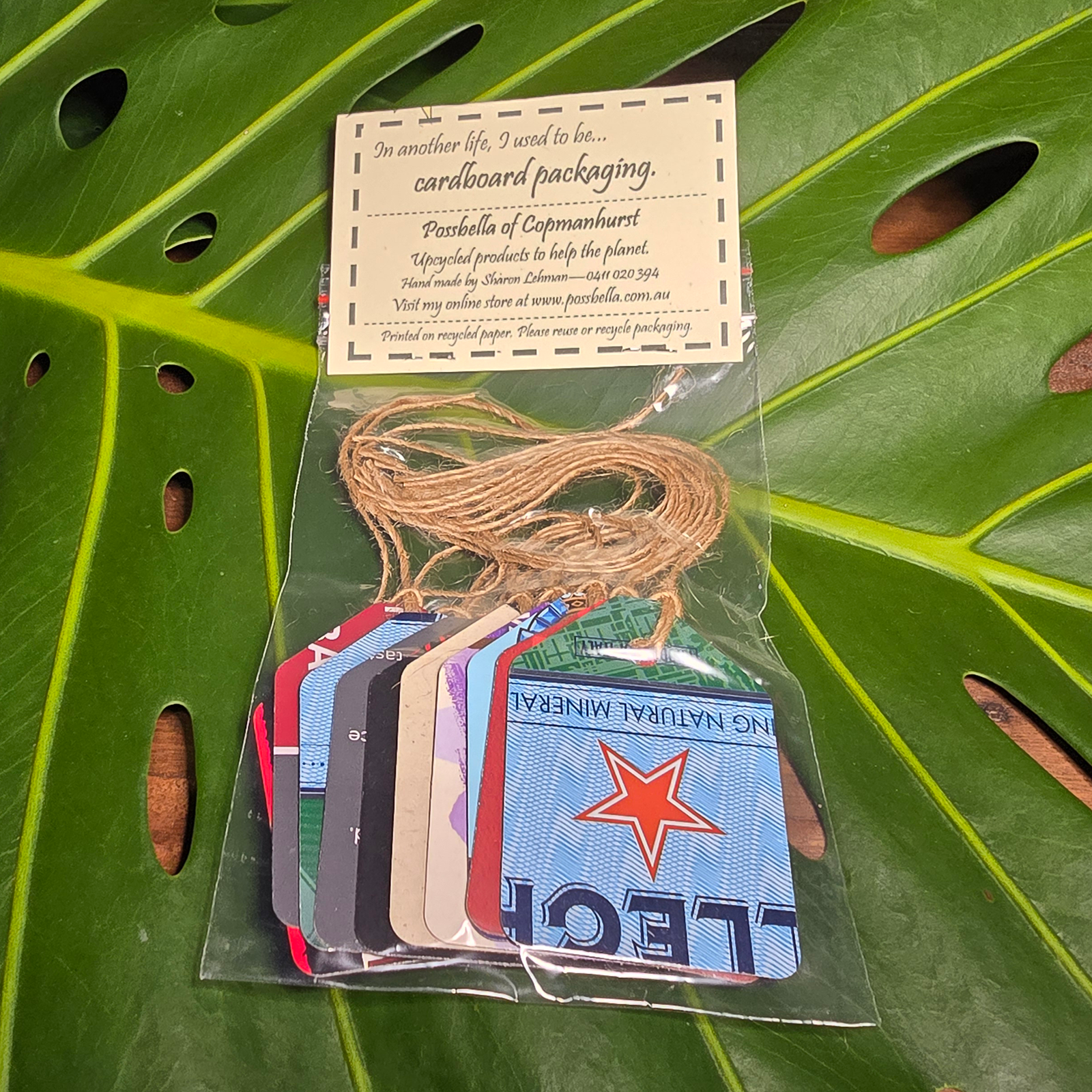 Upcycled Gift Tags - Pack of 10