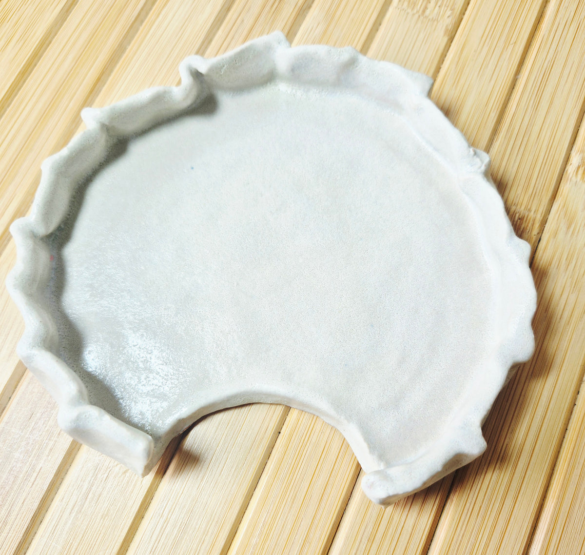 Elegant Pottery Spoon Rest