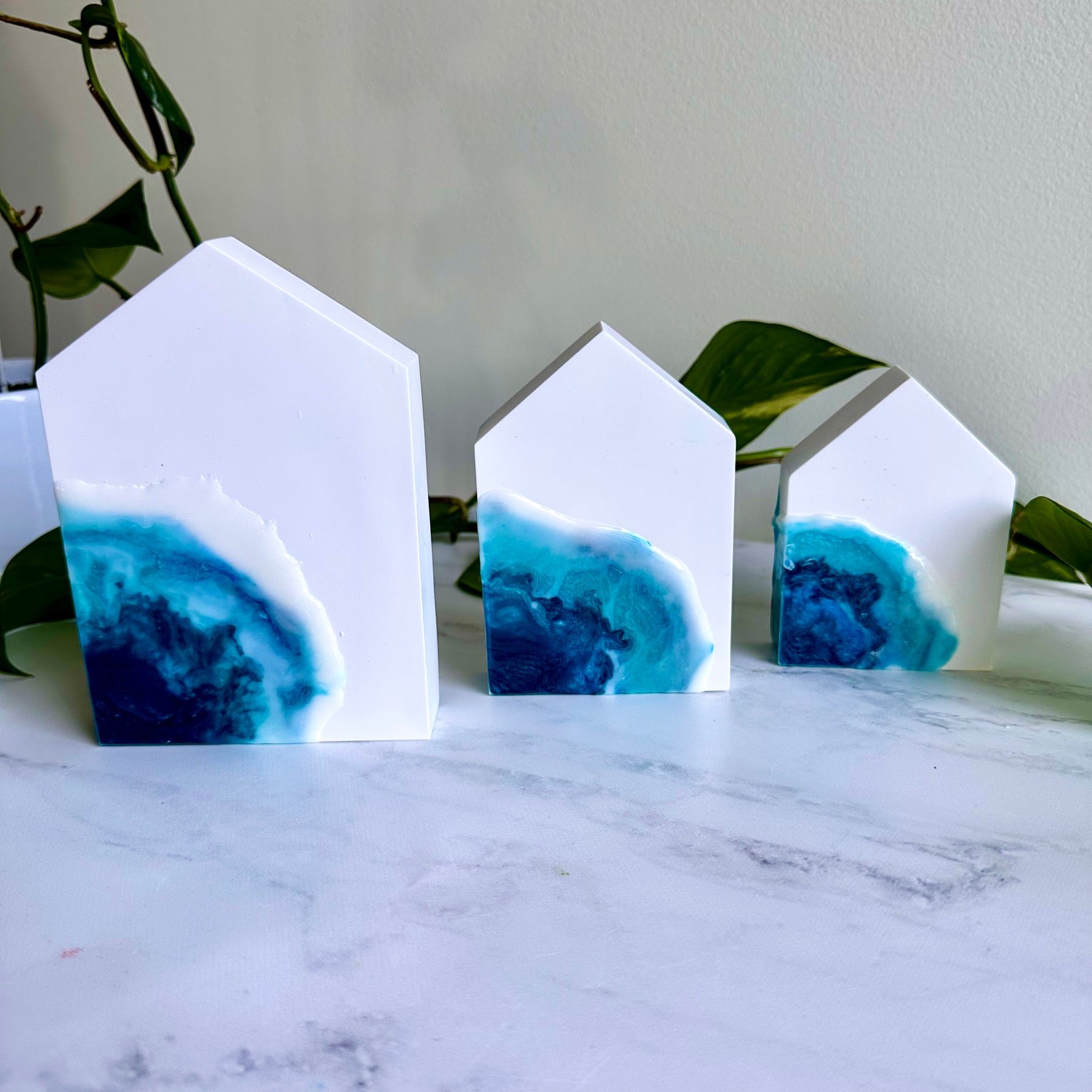 Ocean-inspired Eco-friendly resin & Resin Houses