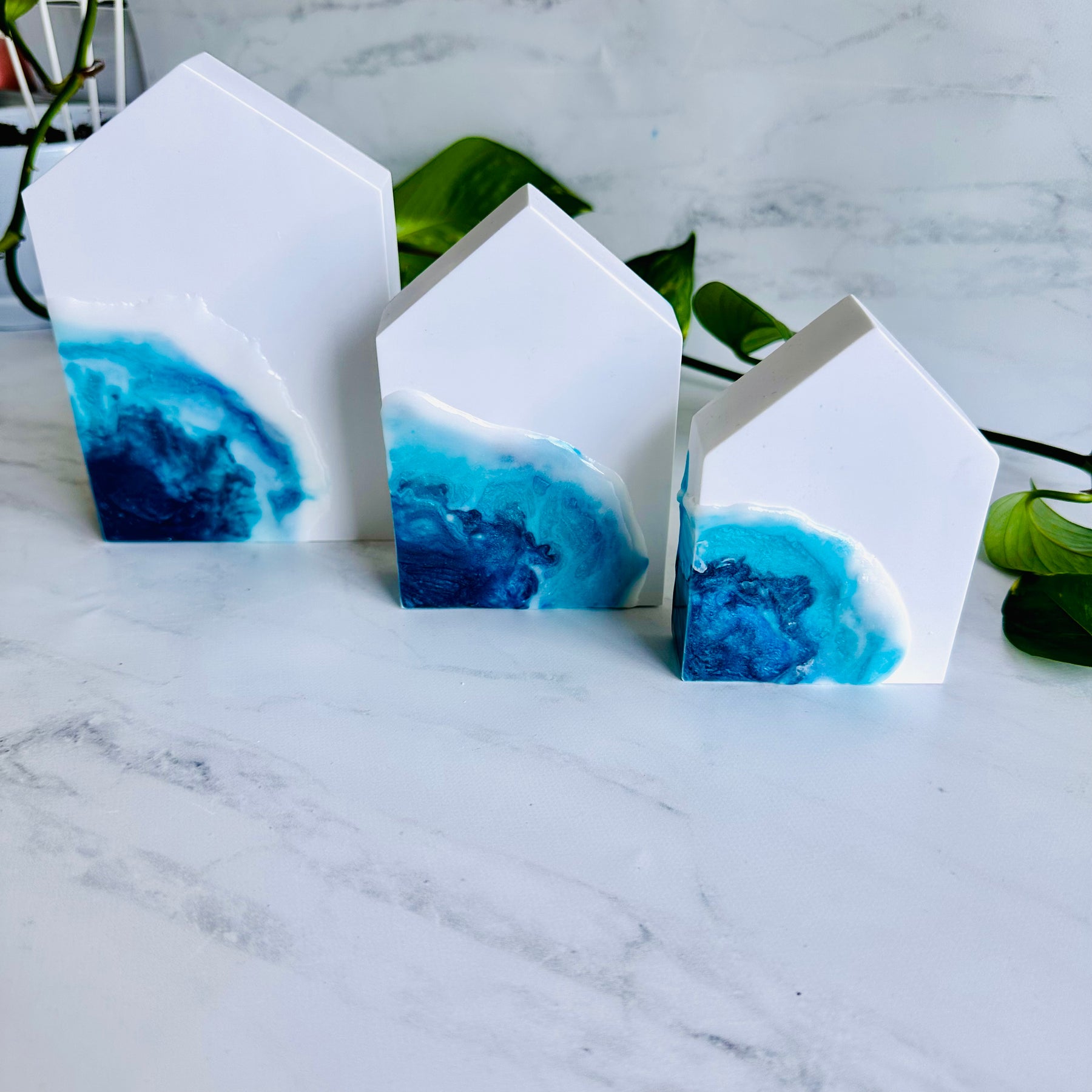 Ocean-inspired Eco-friendly resin & Resin Houses