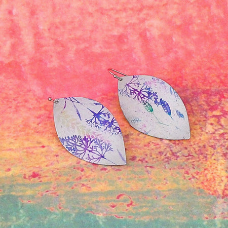 Anodised aluminium earrings - Wild Petal Collection