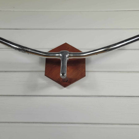 Cycling handlebar trophy wall ornament coat hanger rack, great cycling art