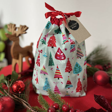 Christmas Gift Bag - Christmas Trees - Small