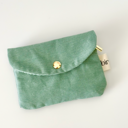 Dark Sage Jewellery Pouch