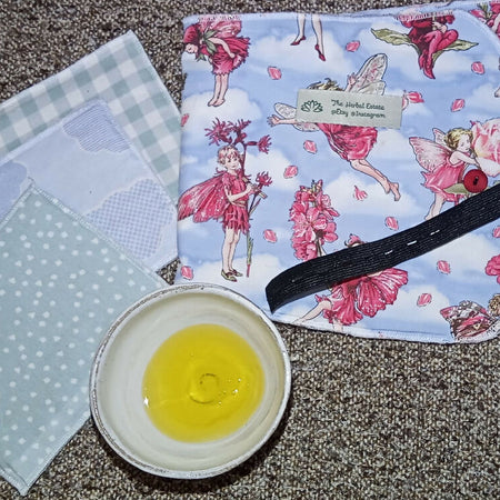 1 Liver Castor Oil wrap pack + 1 Organic cotton pad.