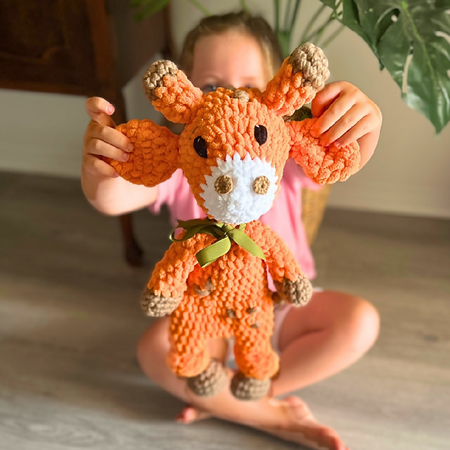 Giraffe Crochet Snuggler, Crochet Giraffe Lovey Blanket