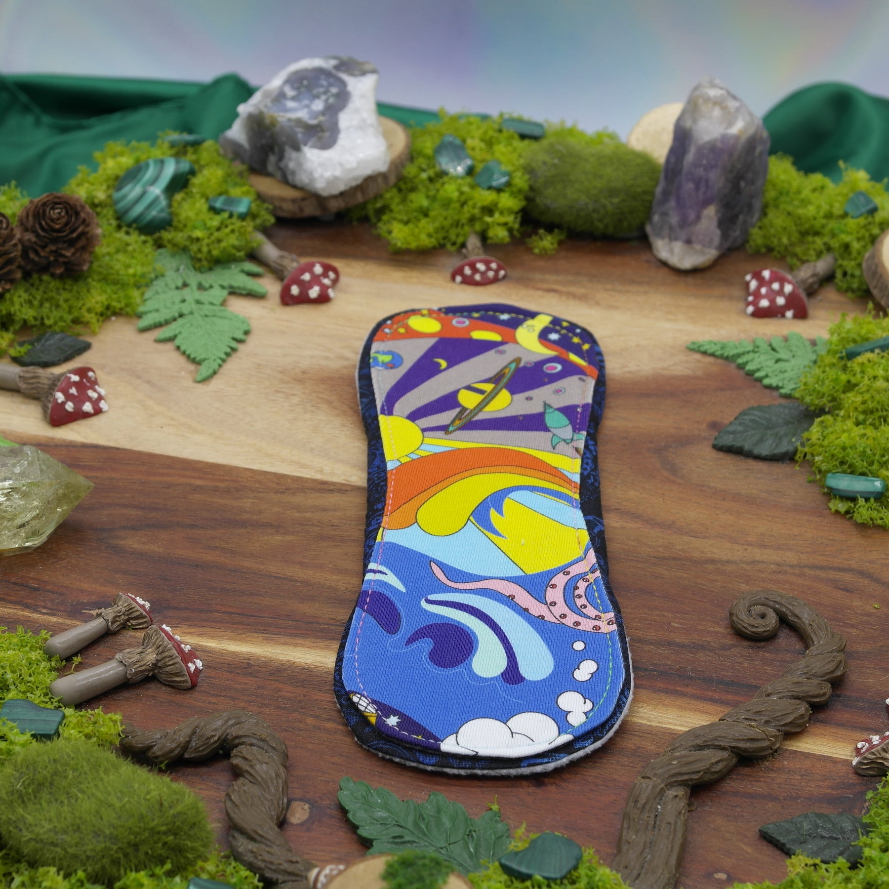 Eco-friendly reusable cloth pad 8" Moderate - Exploration