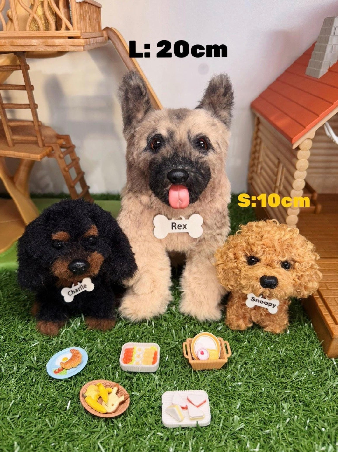 Custom Dog Replica from Photo, Poseable Art Doll, Pet Memorial Keepsake - Handmade Soft Sculpture, Personalised Plushie Ornament