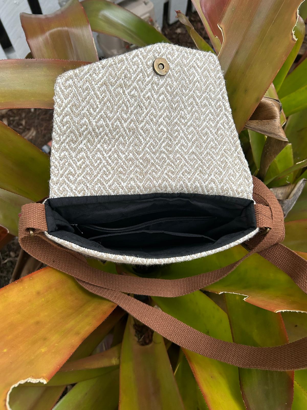 Asymmetrical Patchwork Crossbody Shoulder Bag