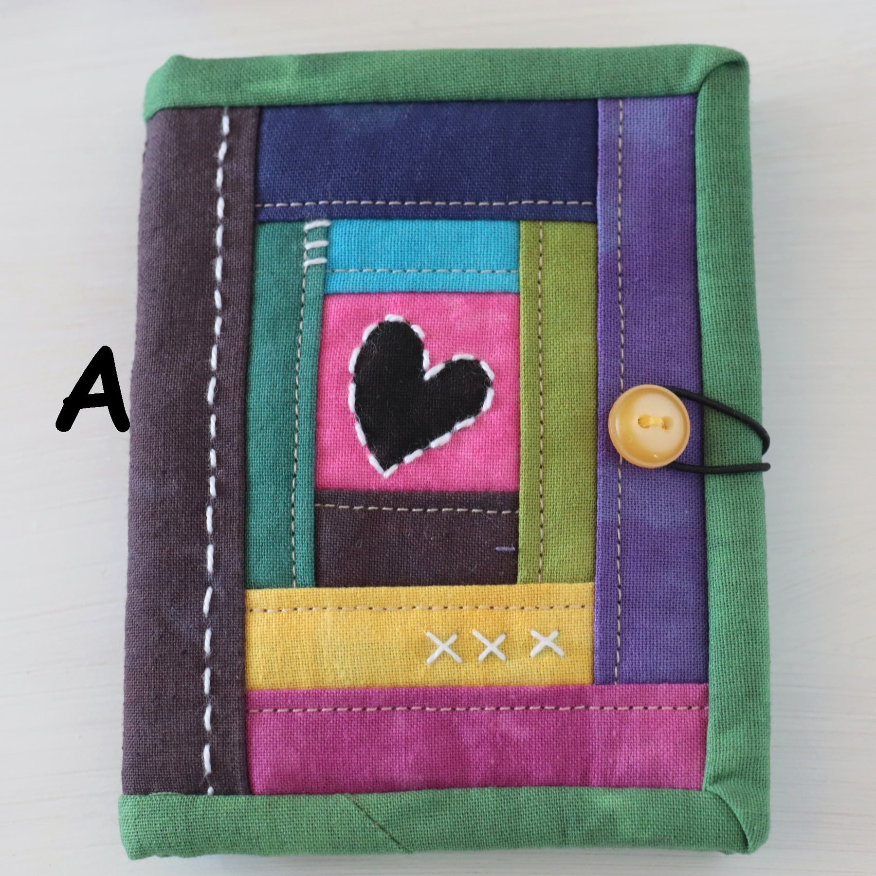 Hand Dyed Patchwork Needle Books