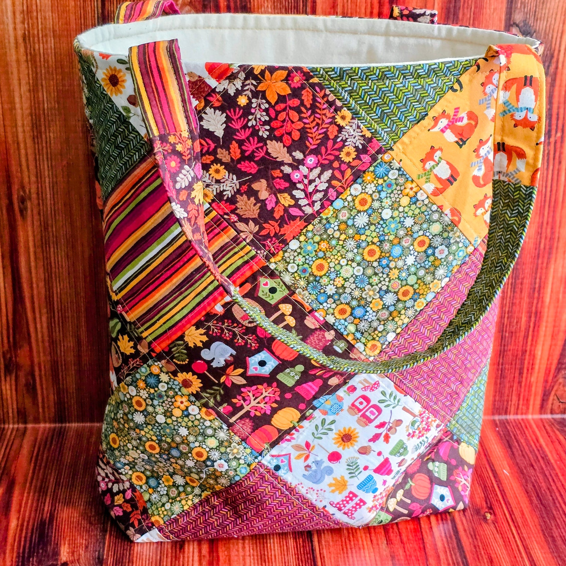 Handmade | Patchwork |Tote | Handbag | Earthy | Design