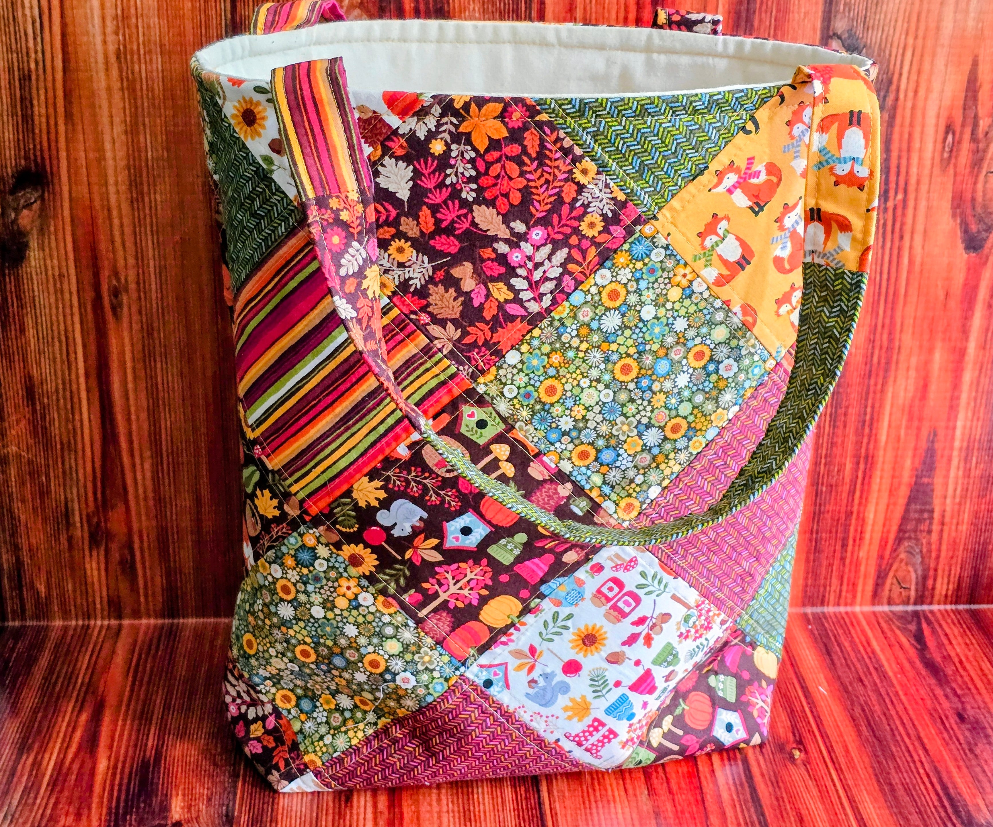 Handmade | Patchwork |Tote | Handbag | Earthy | Design