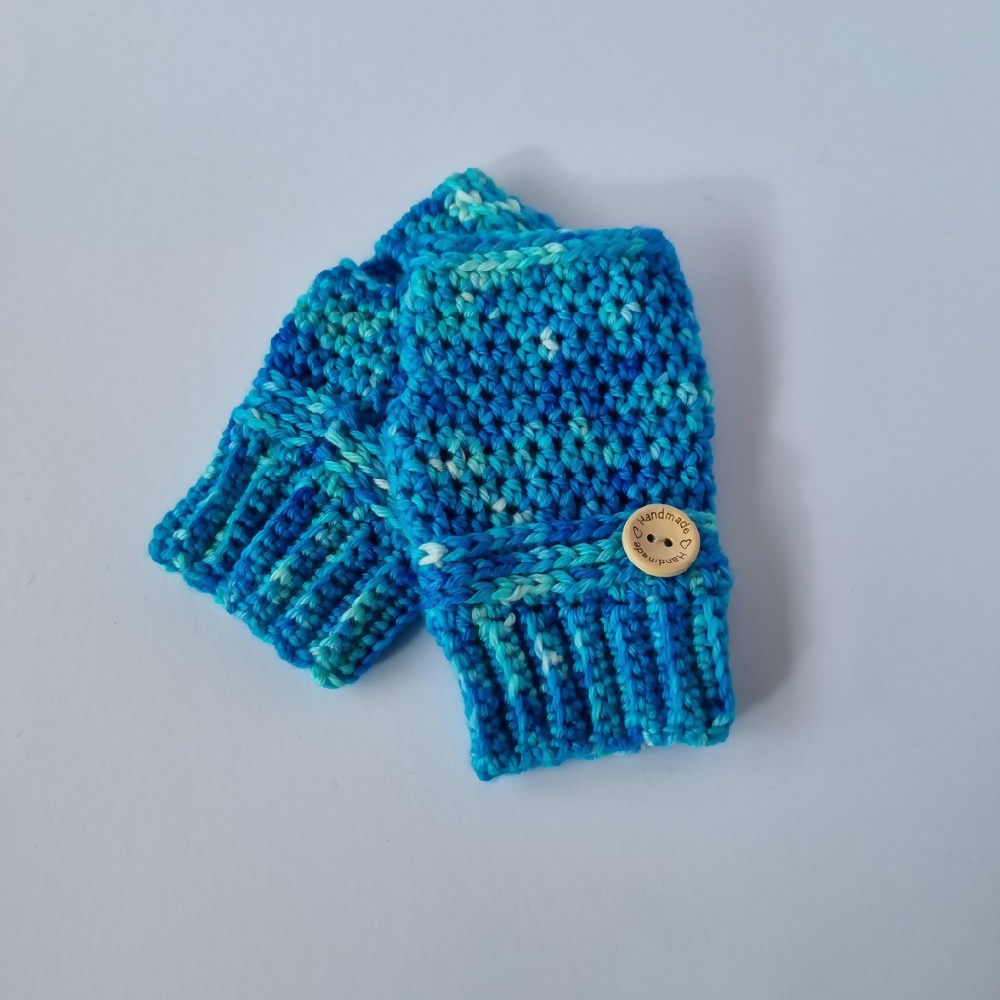 Crochet fingerless Mitts