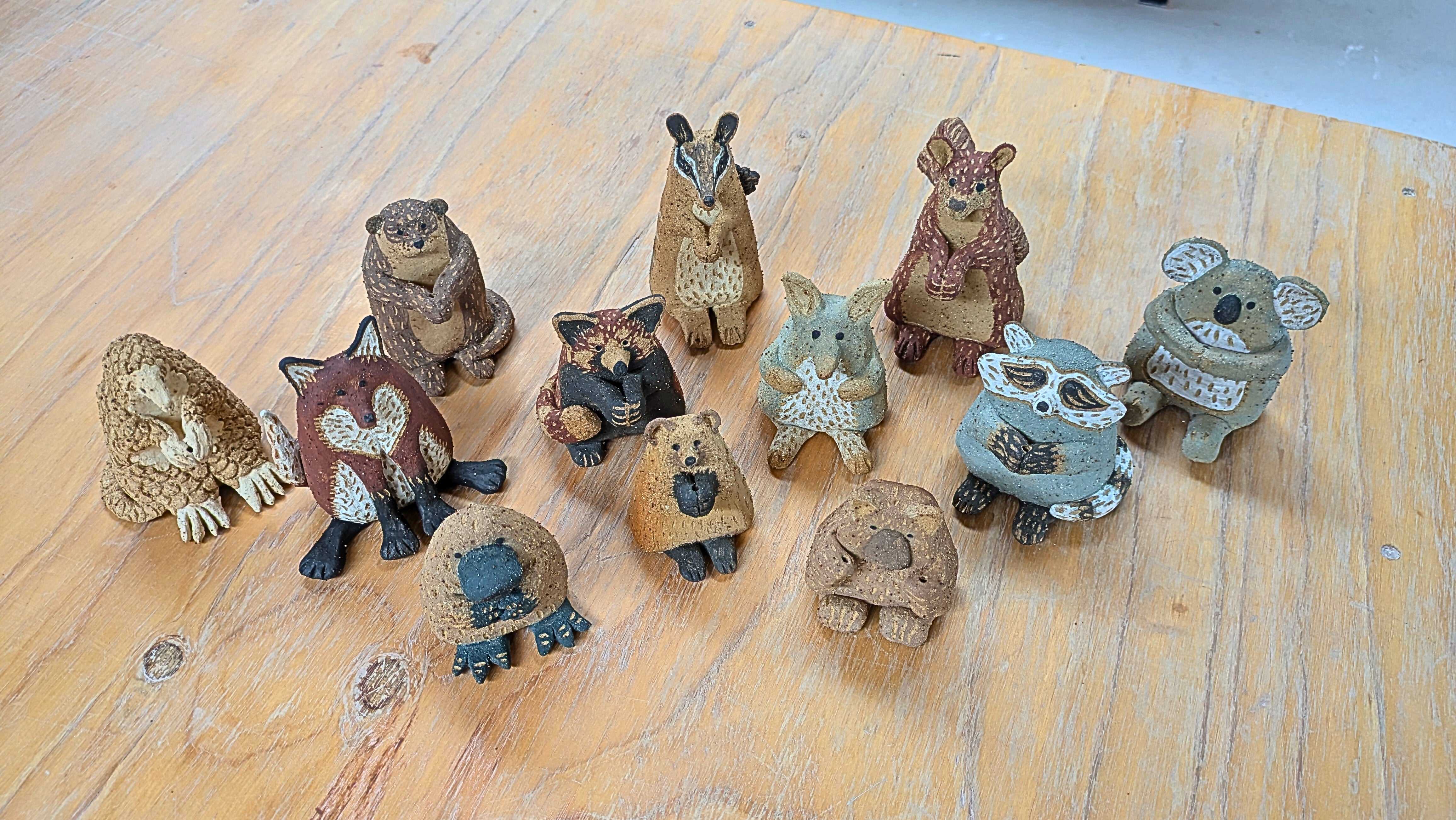 Ceramic Animal Flower/Incense Holder Ornaments