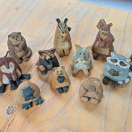 Ceramic Animal Flower/Incense Holder Ornaments