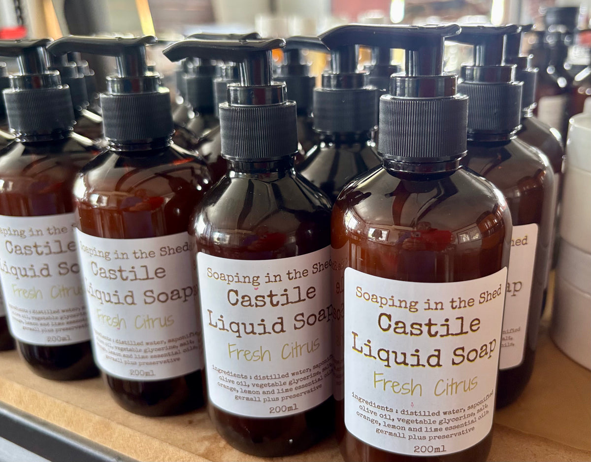 Castile Liquid Soap with Citrus Essential Oils