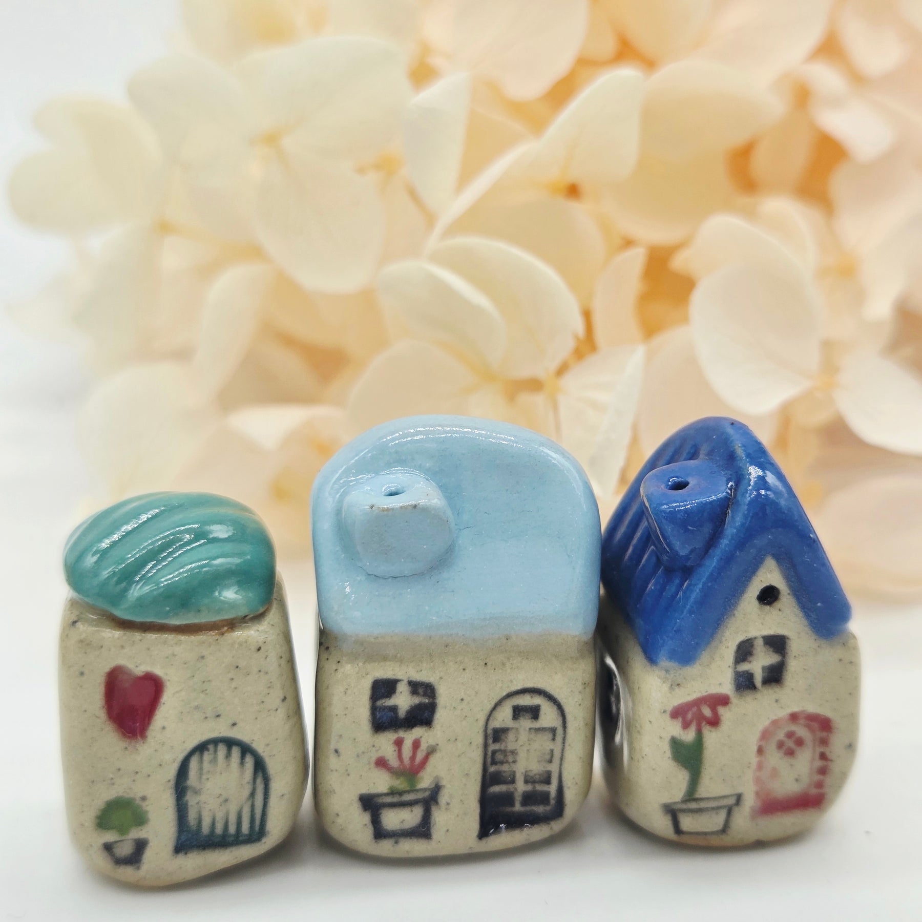 Tiny Ceramic Village - Bluebell Avenue