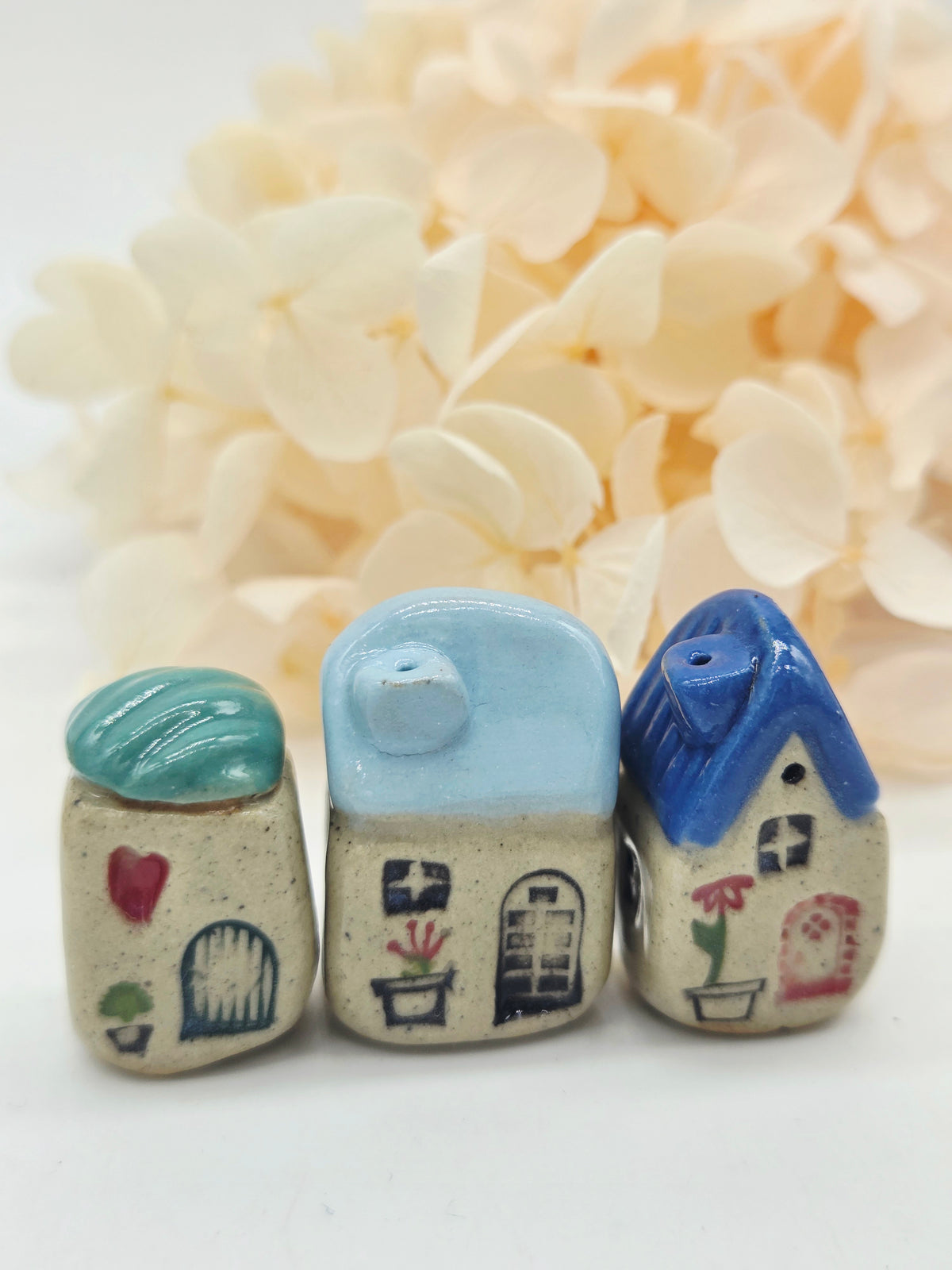 Tiny Ceramic Village - Bluebell Avenue