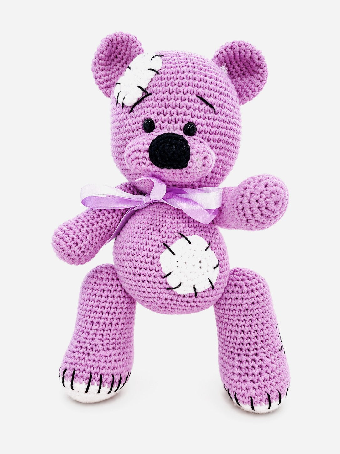 Handmade Crochet Teddy Bear - Organic Cotton - BB29