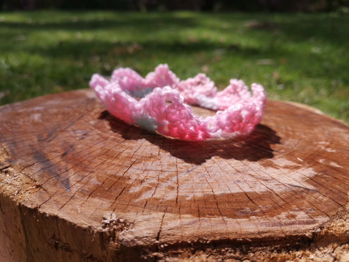 Sparkly Baby Crochet Crown