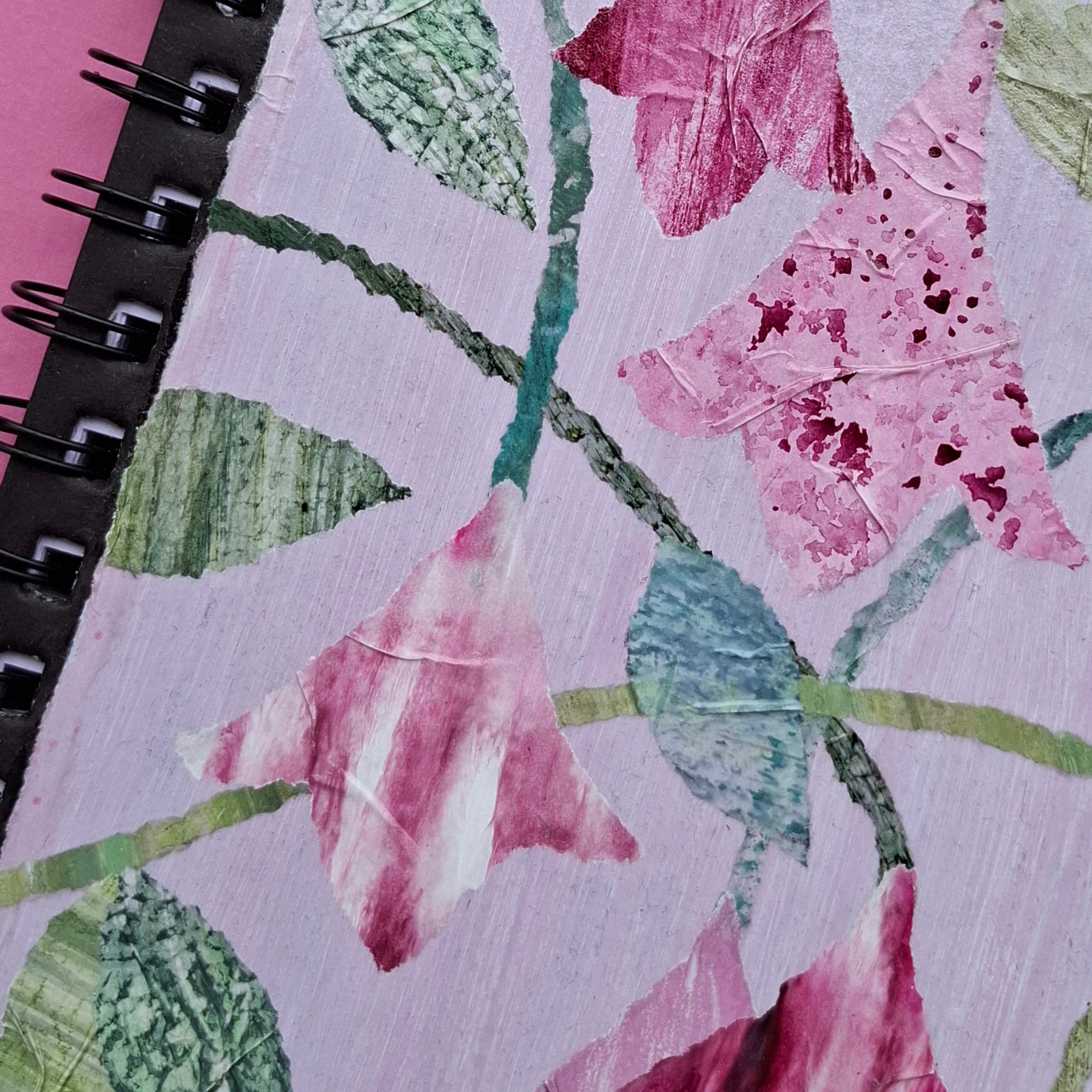 Hand Decorated A5 Notebook - Design 1