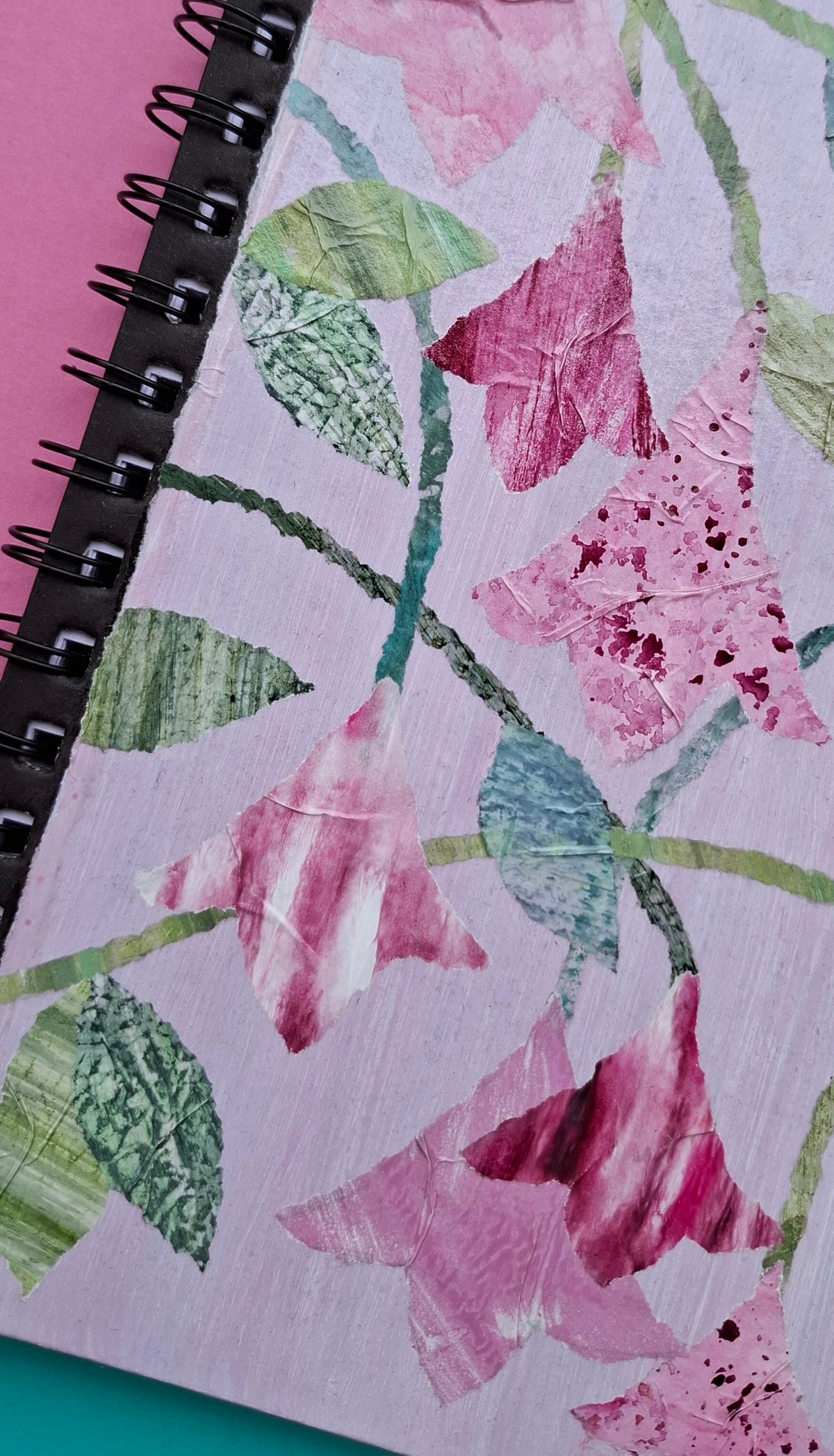 Hand Decorated A5 Notebook - Design 1