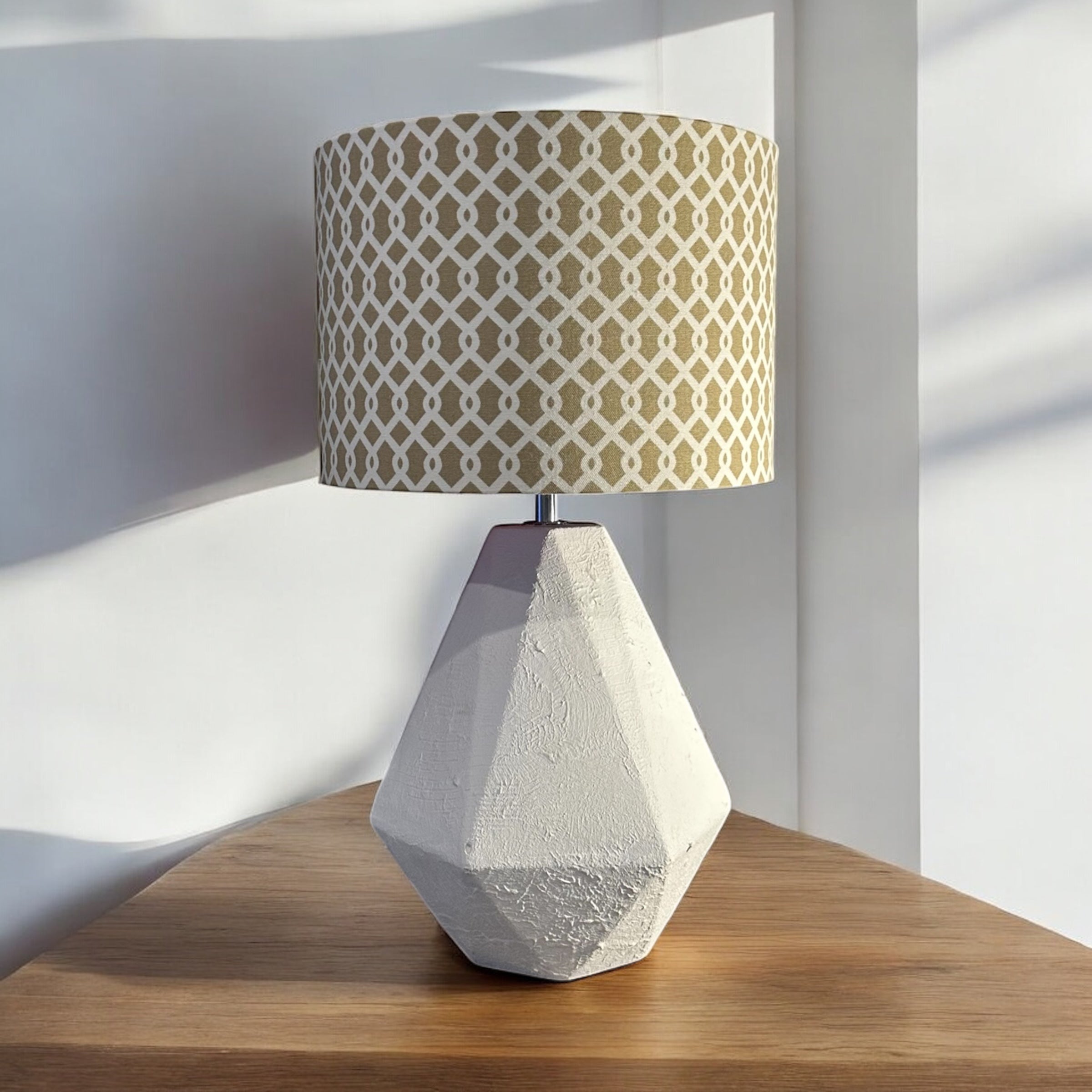 Rose Wave double side drum lampshade