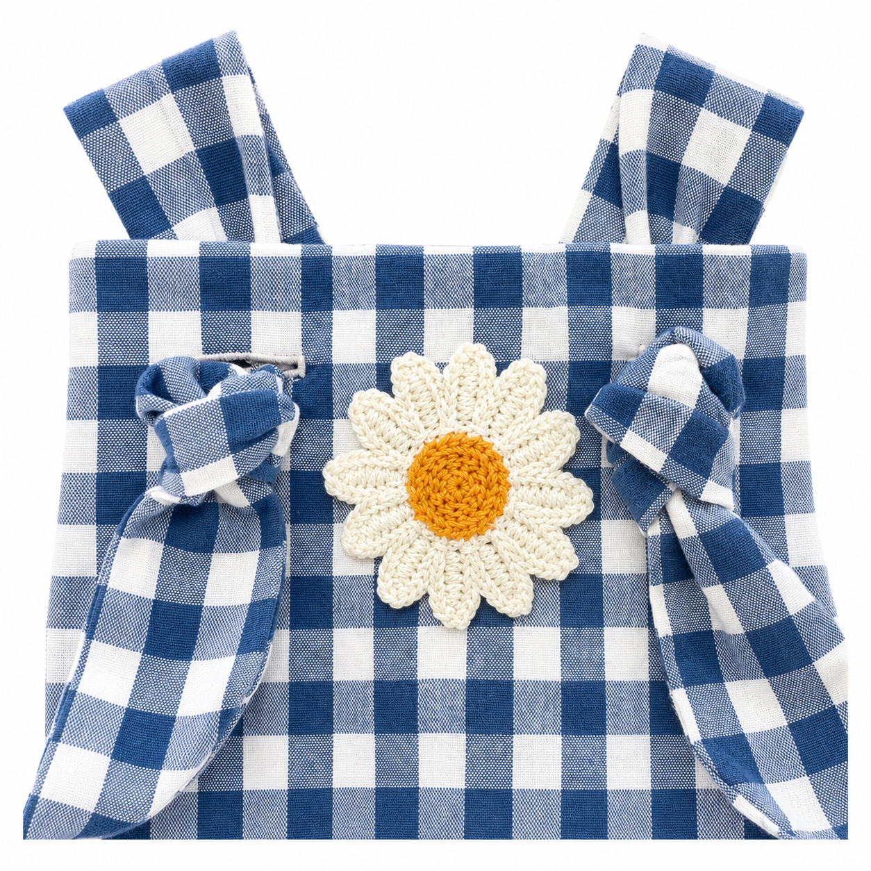 Gingham Collection | Navy Gingham Overalls