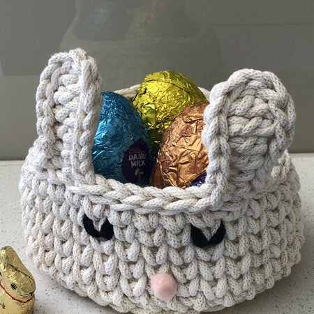 Crochet Easter Basket - Large