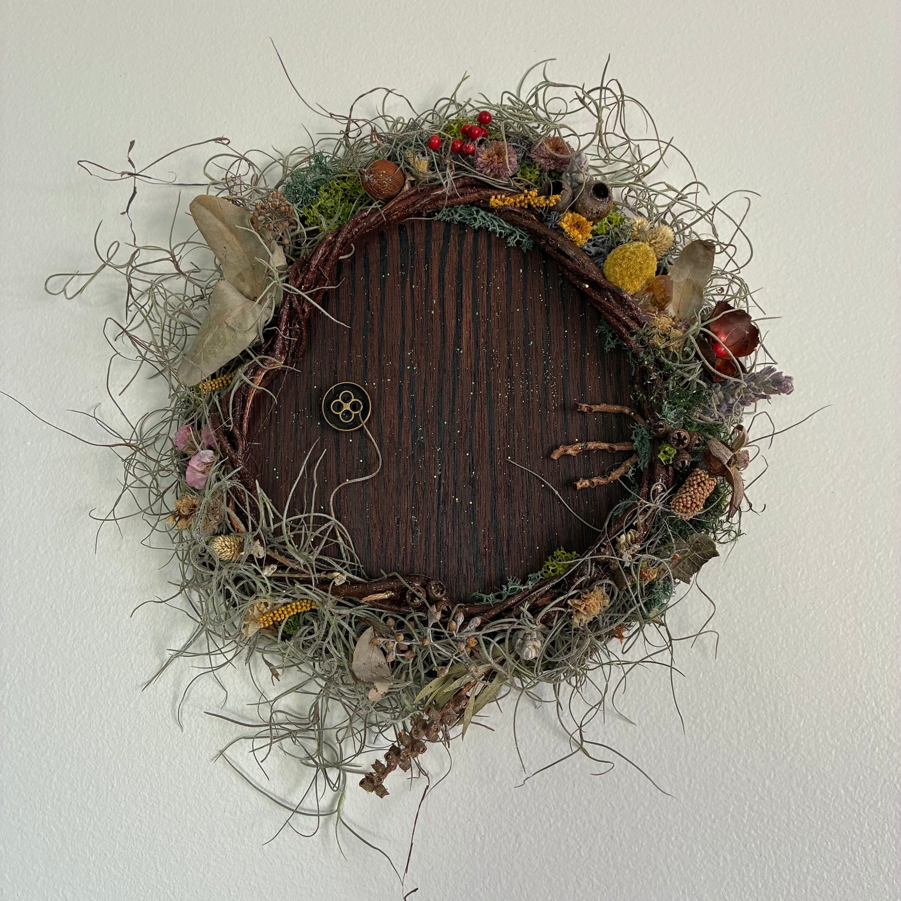 Wreath - Hobbit Faery Door (Brown)