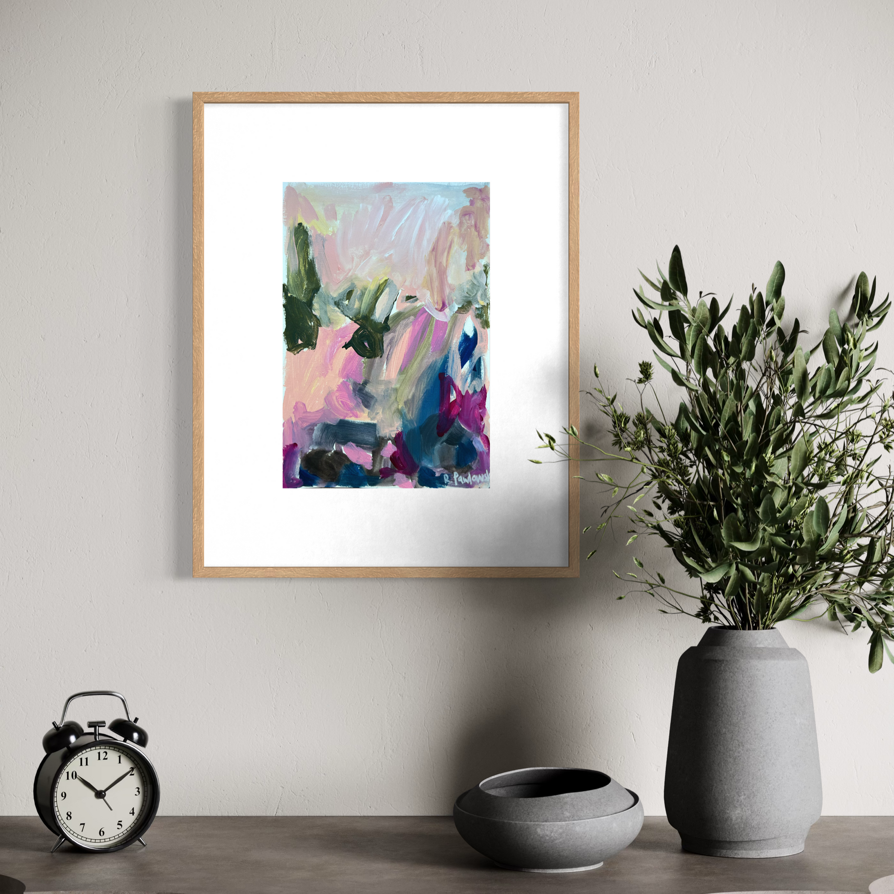 “Playing” A4 Original Abstract on Paper