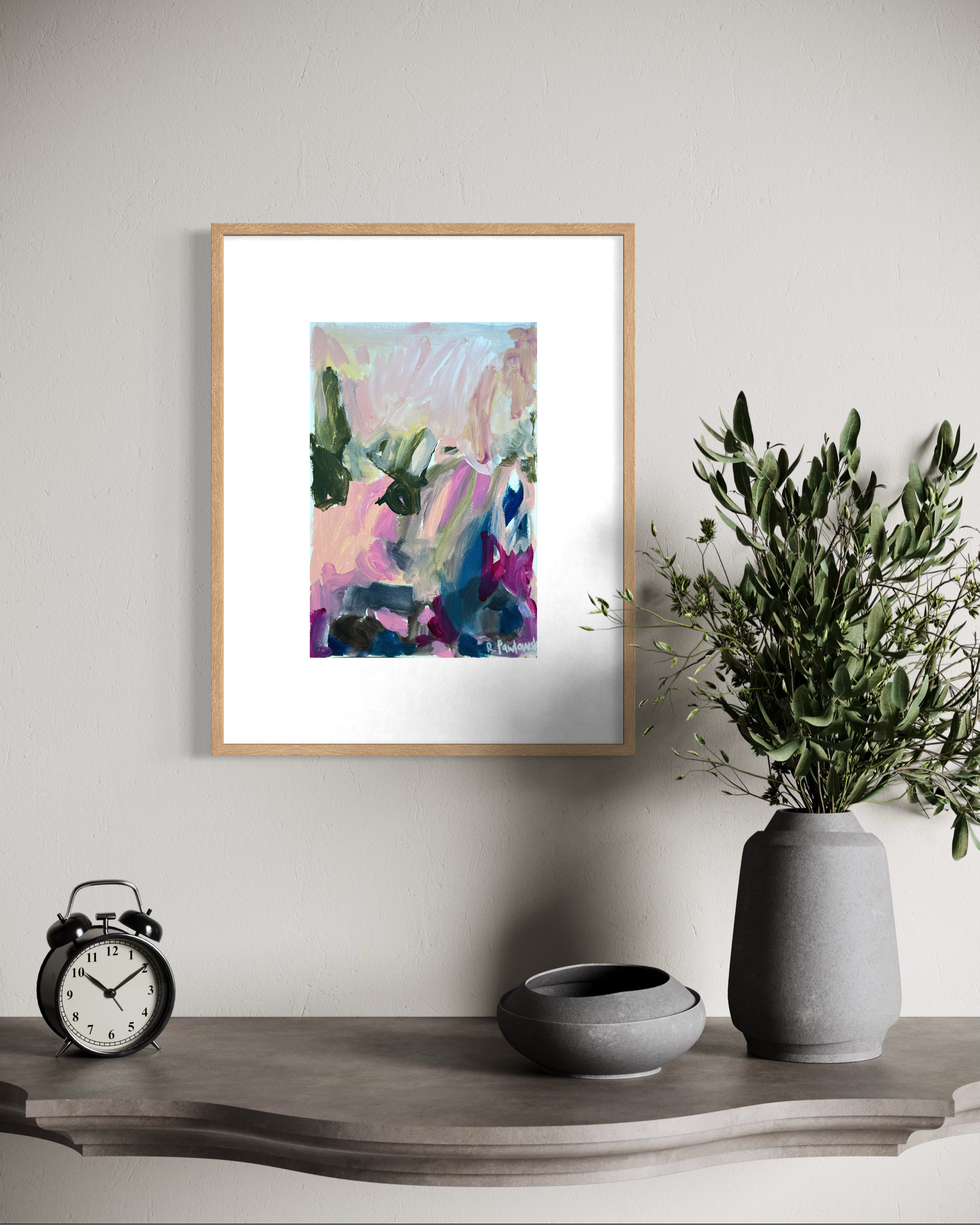 “Playing” A4 Original Abstract on Paper